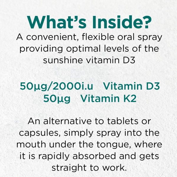 Cytoplan Vitamin D3 + K2 Spray 30ml
