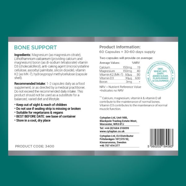 Cytoplan Bone Support 60 Capsules