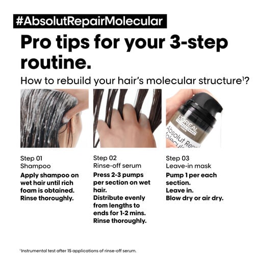 L'Oreal Professionnel Absolut Repair Molecular Shampoo 1500ml