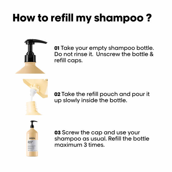 L'Oreal Professionnel Absolut Repair Shampoo 1L Refill