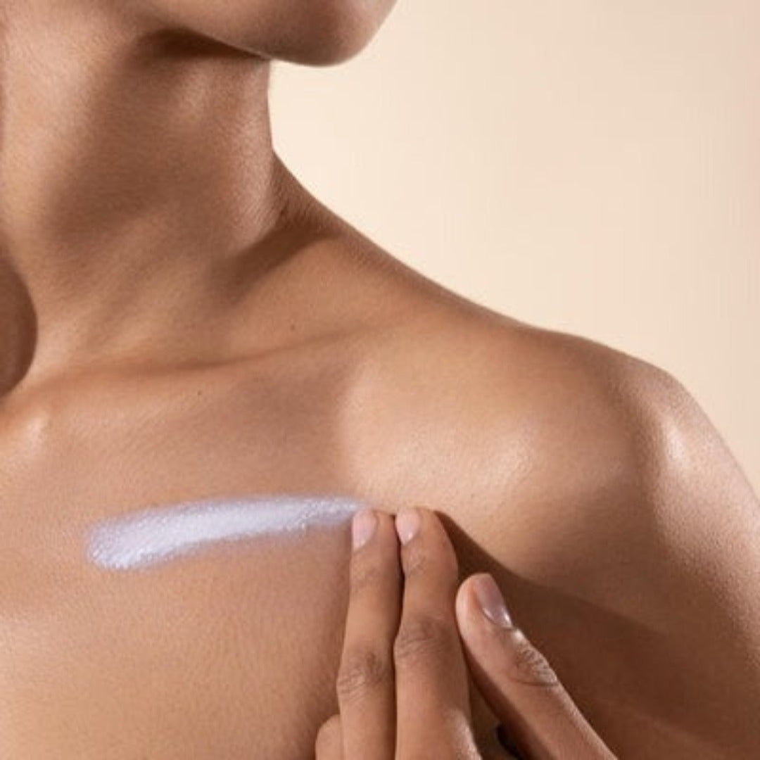 Model using Bioderma Photoderm Aquafluide SPF50+ For Sensitive Skin