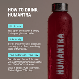 Humantra Black Cherry Electrolyte Powder, 20 Sachets