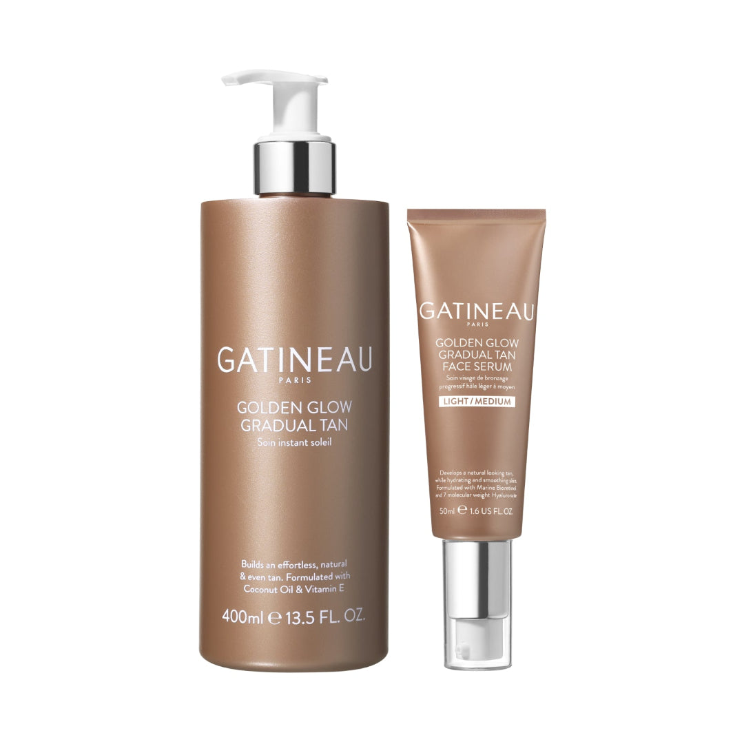 Gatineau Golden Glow Face & Body Duo 450ml - Light/Medium
