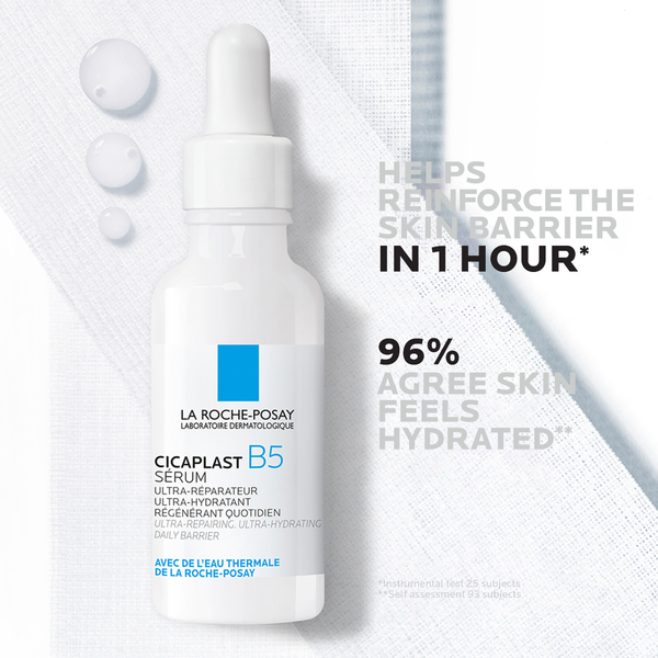 Helps reinforce the skin barrier in 1 hour and 96% agree skin feels hydrated 