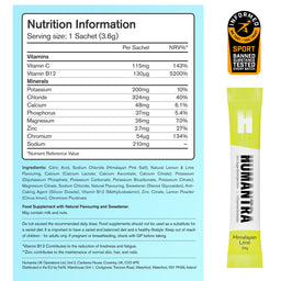 Humantra Himalayan Lime Electrolyte Powder, 20 Sachets