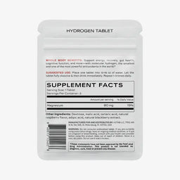 H2Tab Molecular Hydrogen 6 Tablets - Raspberry