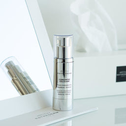 Institut Esthederm Cellular Concentrate Fundamental Serum on a counter top