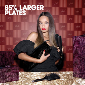 ghd Chronos Max Best Wide Plate Hair Straightener Christmas Gift Set in Black