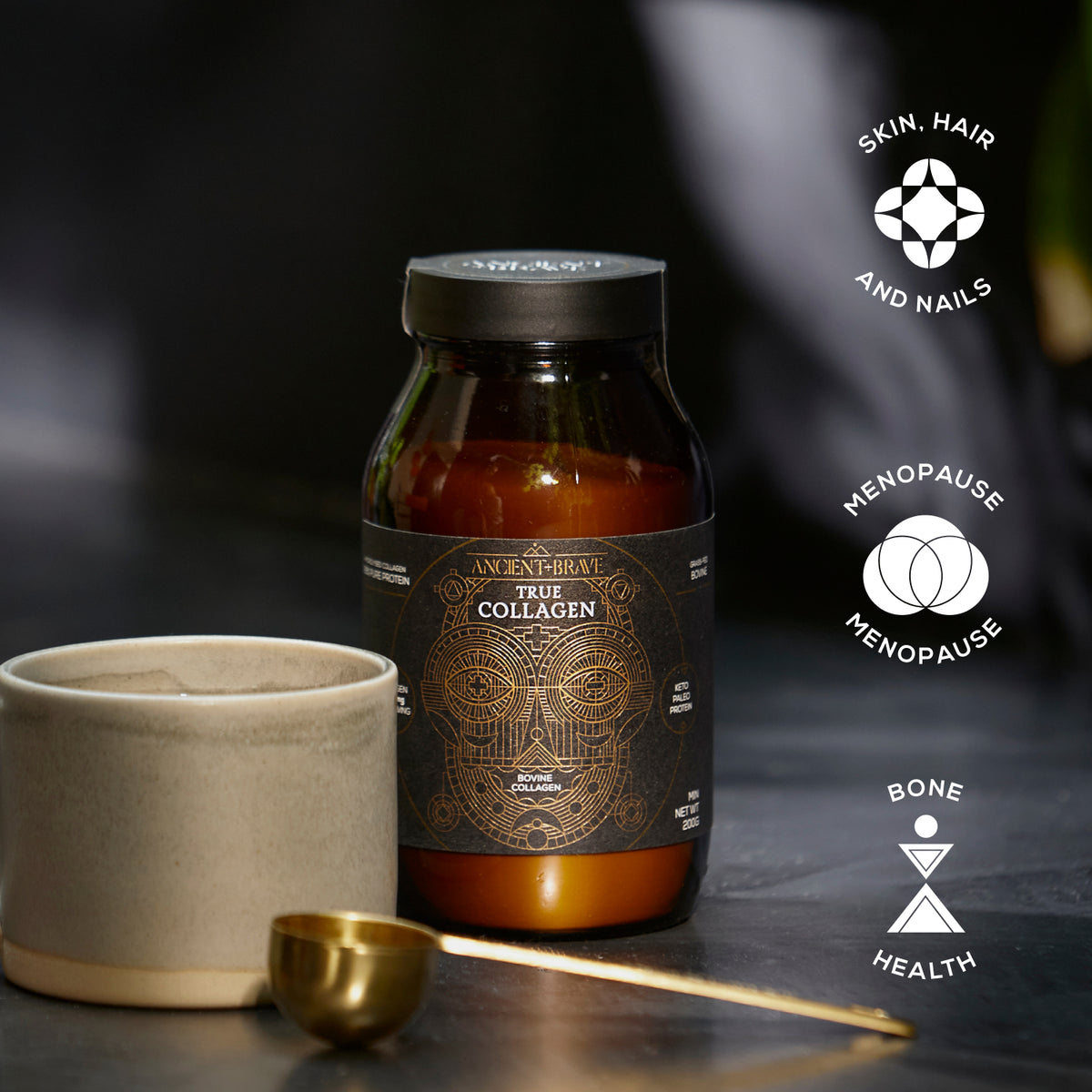 Ancient + Brave True Collagen Supplements - Damaged