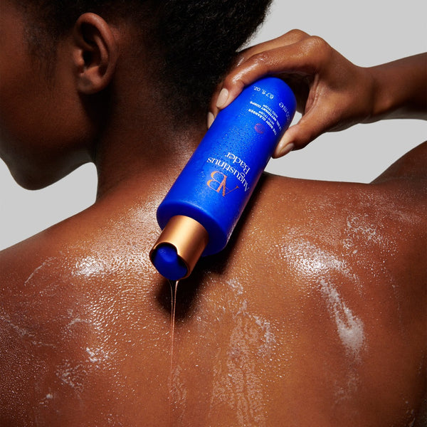 Model using Augustinus Bader The Body Cleanser