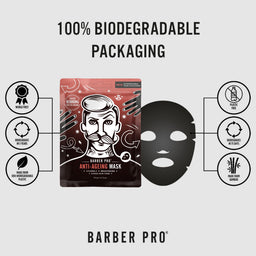 BARBER PRO Anti-Ageing Face Sheet Mask