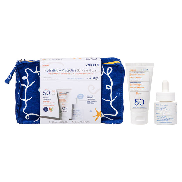 KORRES Naked Summers x Korres Yoghurt Sunscreen SPF 50 50ml & Smart Yoghurt Super Serum 15ml