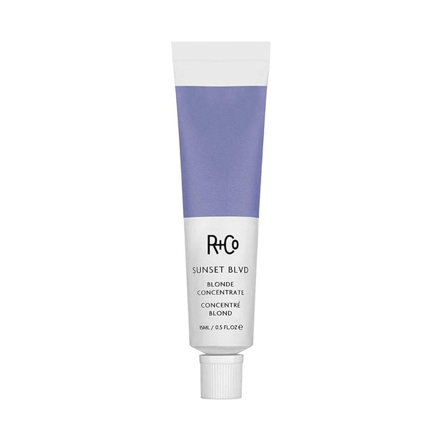 a single tube of R+Co Sunset Blvd Blonde Concentrate 