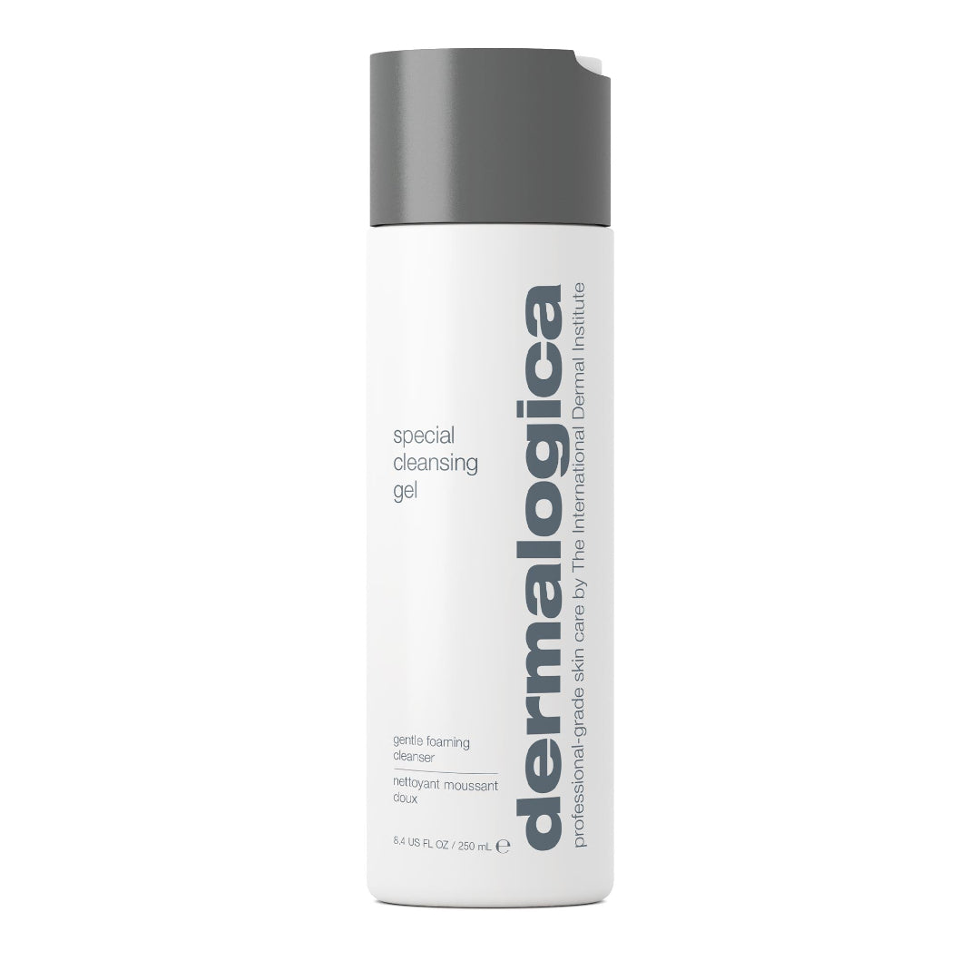 Dermalogica special cleansing gel bottle on a white background