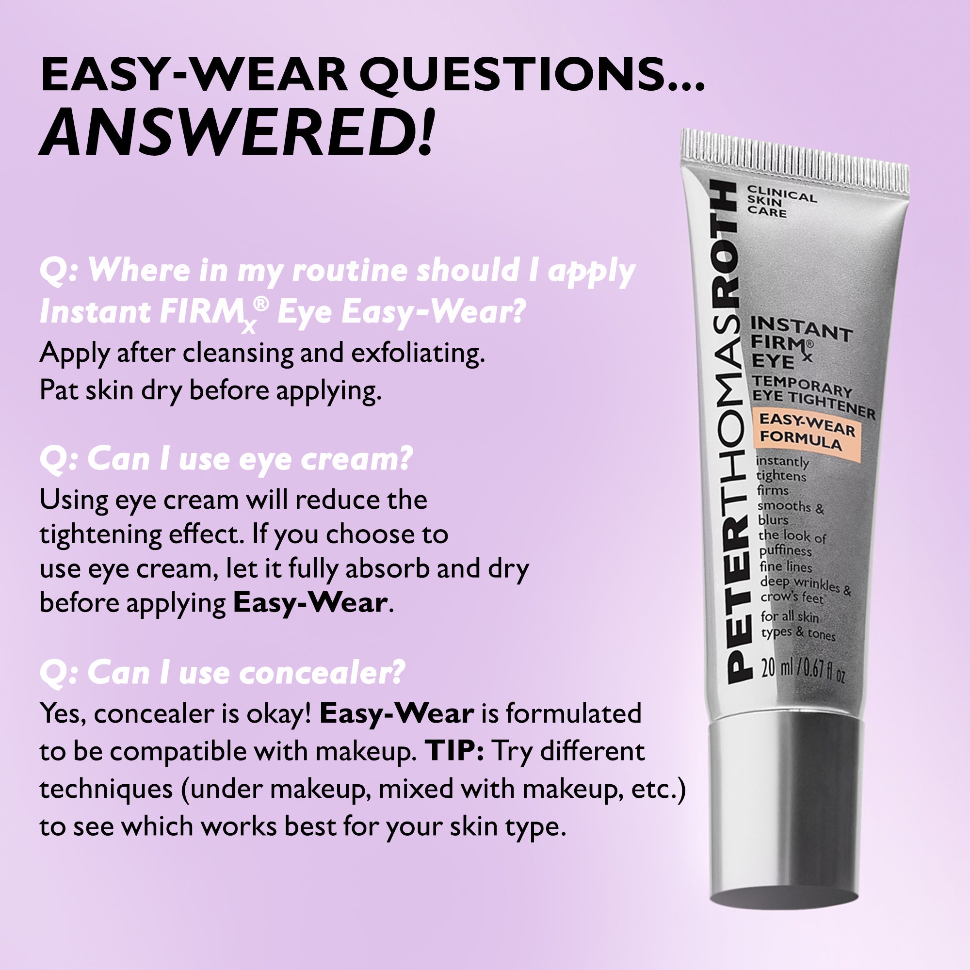 Peter Thomas Roth Instant FIRMx® Temporary Eye Tightener Easy-Wear