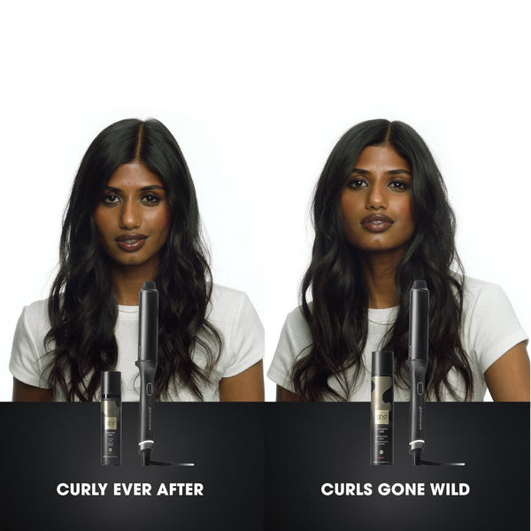 Two women with different hairstyles displayed side by side on a white background.