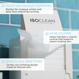 ISOSKIN Cotton Cleansing Towels - 25 sheets