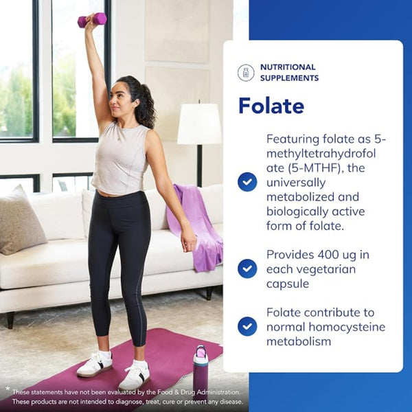 Pure Encapsulations Folate 400 90 Capsules