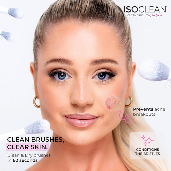 ISOCLEAN Makeup Brush Cleaner With Pour Top