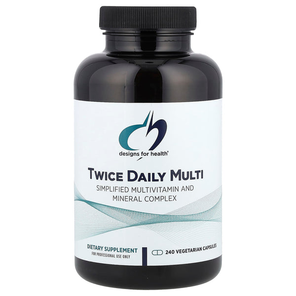 Designs for Health Twice Daily Multi 240 Capsules