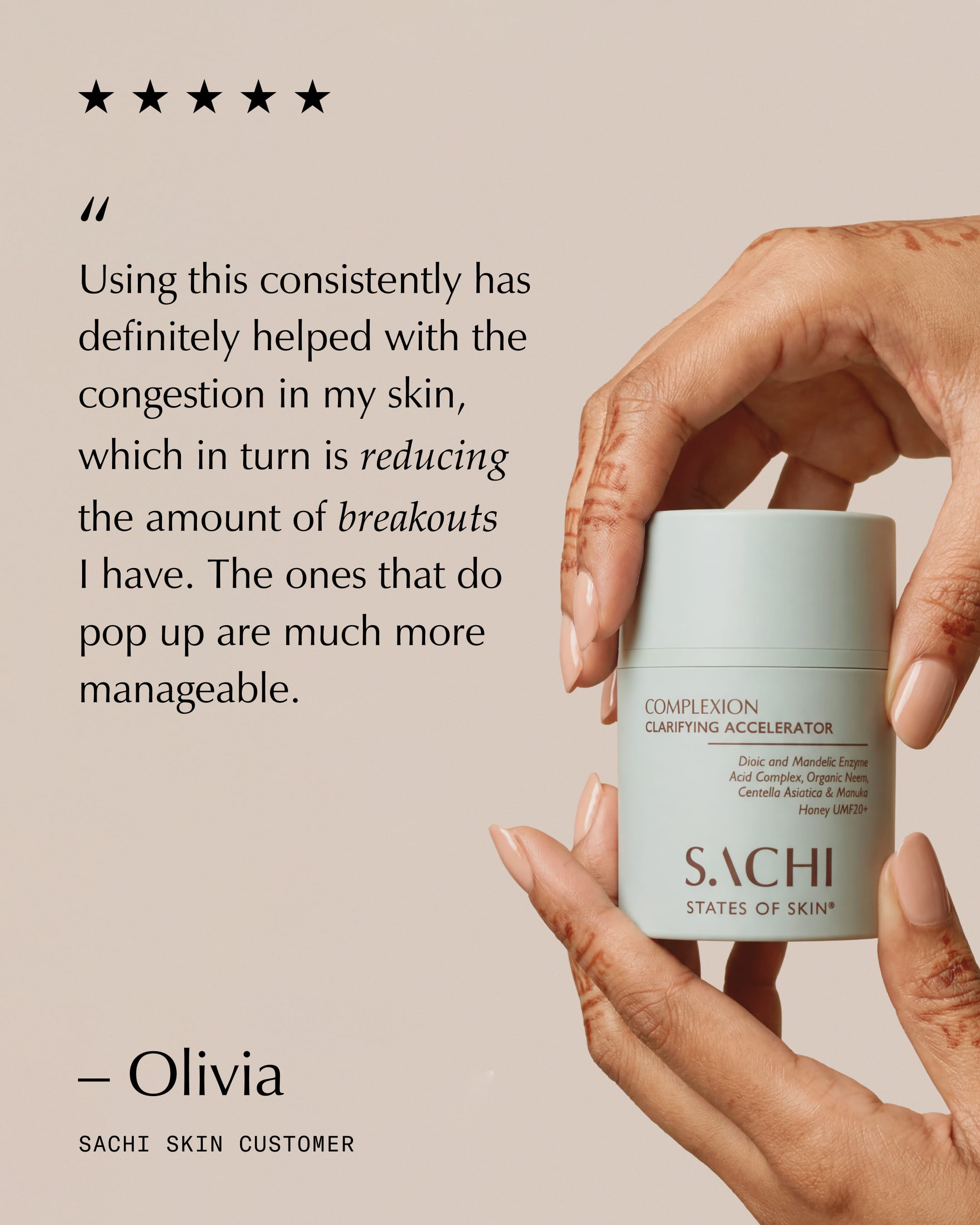 Sachi Skin Complexion Clarifying Accelerator 30ml | Face the Future