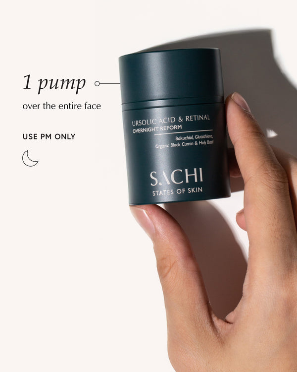 Sachi Skin Ursolic Acid & Retinal Overnight Reform 30ml