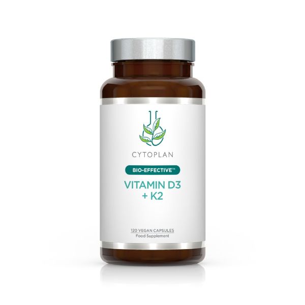 Cytoplan Vitamin D3 + K2 120 Capsules