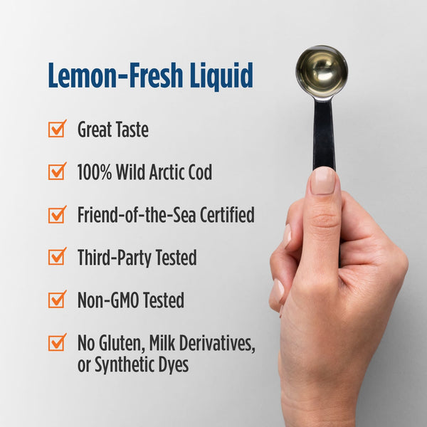 Nordic Naturals Arctic-D Cod Liver Oil, Lemon 237ml