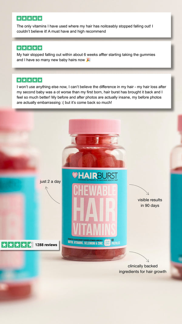 Hairburst Chewable Hair Vitamins - 1 month supply