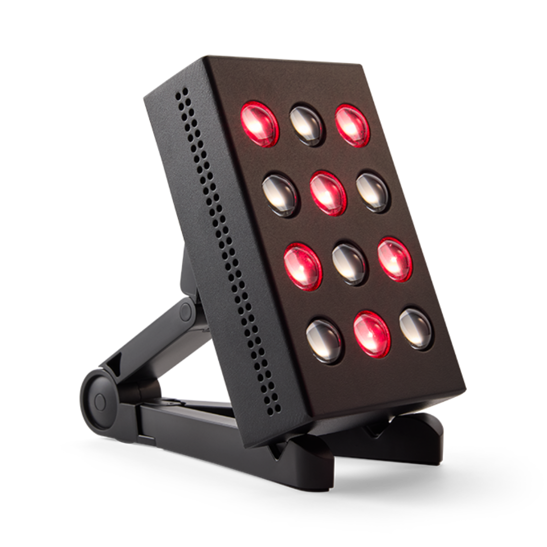 Mini Red Light Device with Stand on Angle