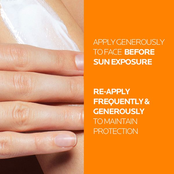 apply generously to face before sun exposure