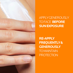 apply generously to dace before sun exposure