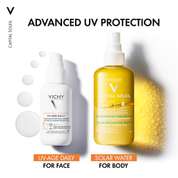 Vichy Capital Soleil Hydrating Sun Protection Water Spray SPF50 with Hyaluronic Acid 200ml