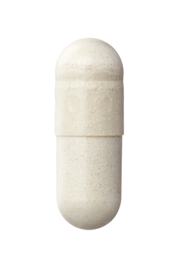 White cylindrical container on a white background