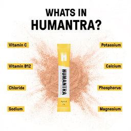 Humantra Apricot Electrolyte Powder, 20 Sachets