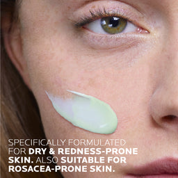 specifically formulated for dry and redness prone skin