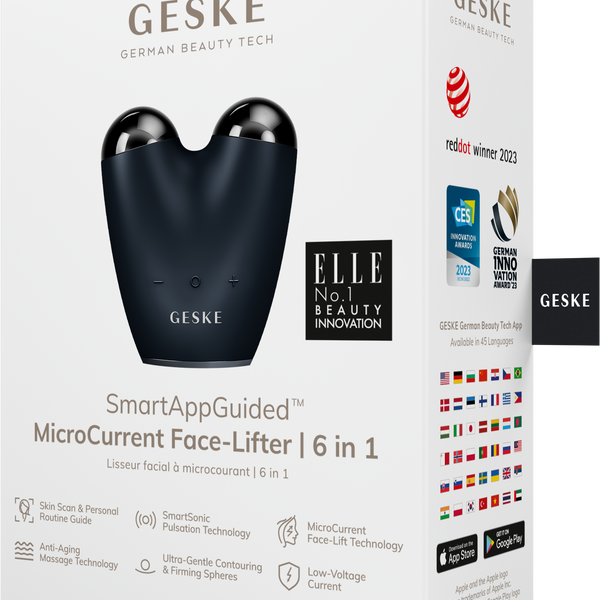 GESKE MicroCurrent Face-Lifter | 6 in 1 black