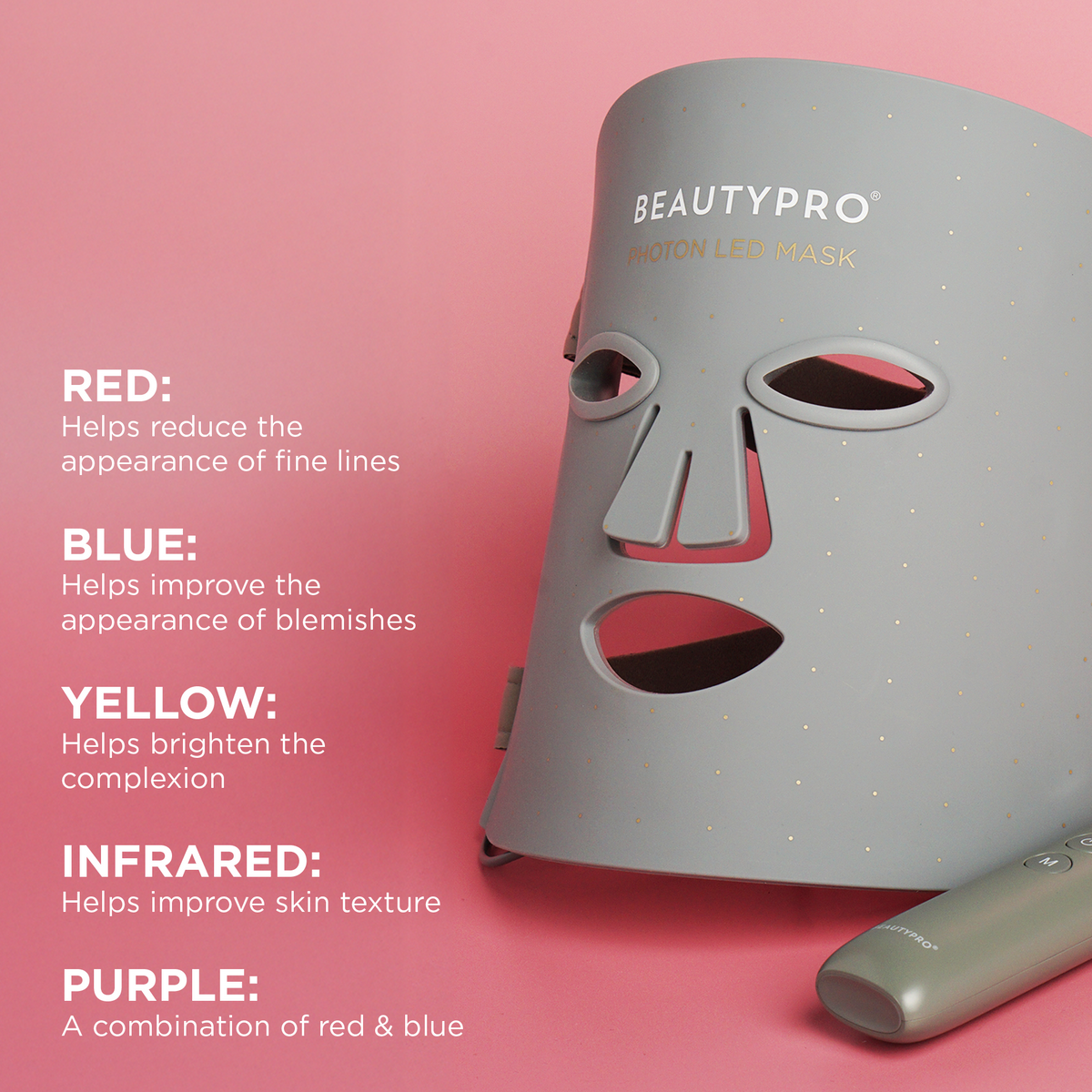BEAUTYPRO PHOTON LED Light Therapy Mask