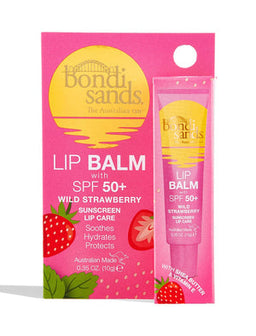 Bondi Sands Lip Balm SPF50+ Wild Strawberry and packaging