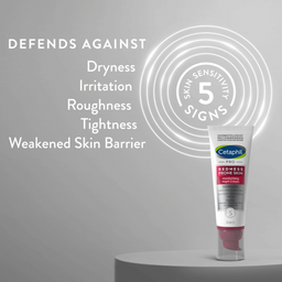 Defends agianst: dryness, irritation, roughness, tightness and weakened skin barrier.