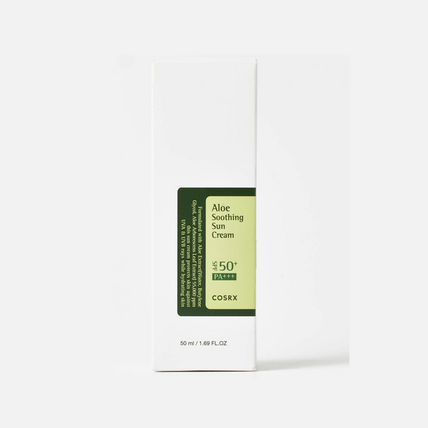 COSRX Aloe Soothing Sun Cream SPF50 PA+++ packaging