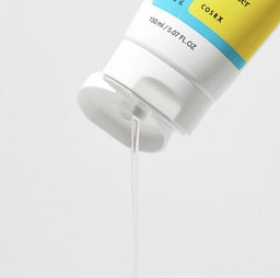 COSRX Low-pH Good Morning Gel Cleanser being poured out