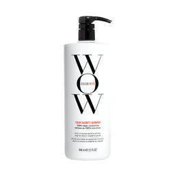 Bottle of WOW Color Security Shampoo on a white background