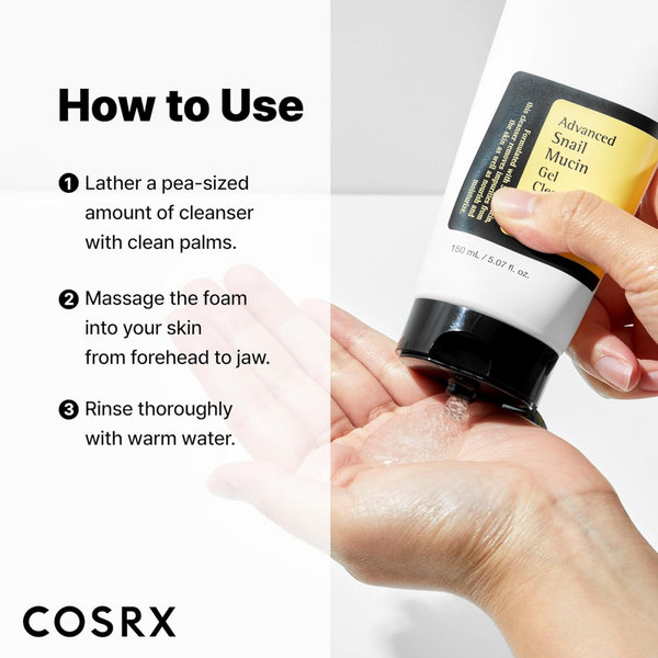 COSRX Advanced Snail Mucin Power Gel Cleanser 150ml