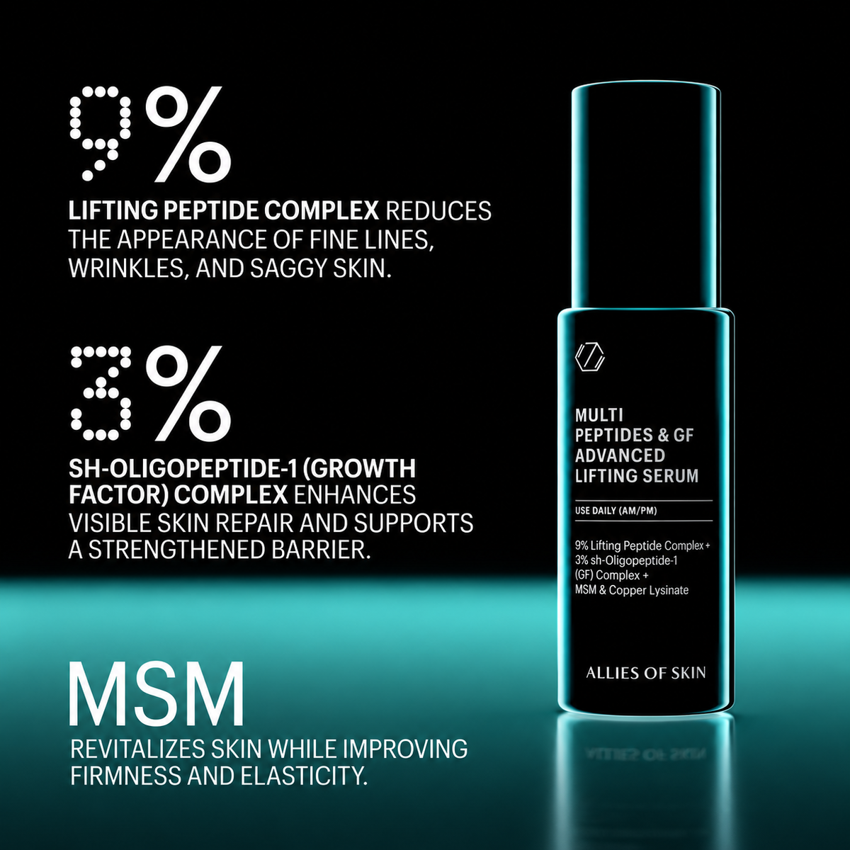 Allies of Skin Resilient & Firm Set Growth Factor Serum & Moisturiser Skincare Kit