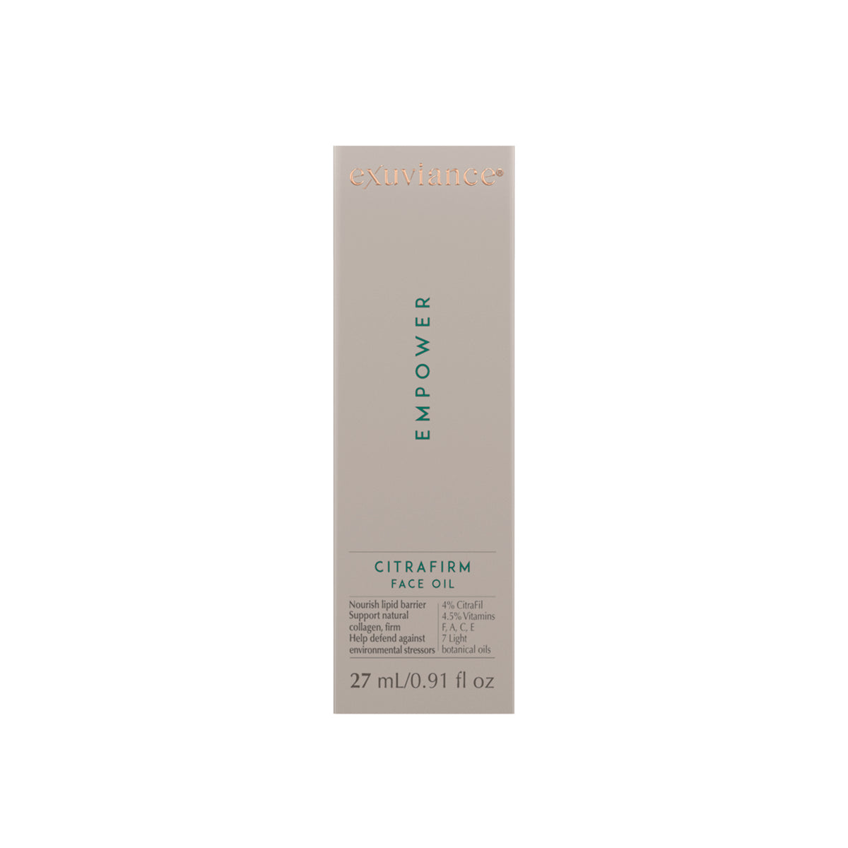 Exuviance CitraFirm FACE Oil packaging