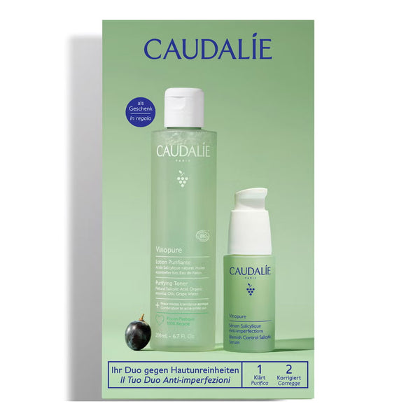 Caudalie Vinopure Clear Skin Tone & Treat Set (Worth £54)