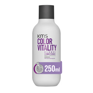 KMS Color Vitality Blonde Conditioner bottle on a white background
