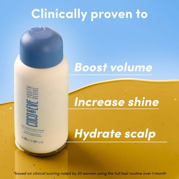 Clinically proven to boost volume, increase shine and hydrate scalp