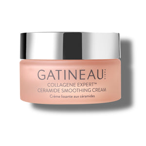 Gatineau Collagene Expert Ceramide Smoothing Cream jar on a white background